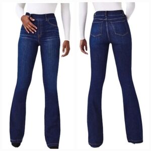 ❤️ NWOT! SPANX HIGH RISE FLARE SHAPWEAR JEANS, LARGE (14/32 -16/33)